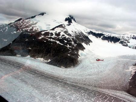 2006 Cruise to Alaska - Our Helicopter View of the Mendenhall Glacier