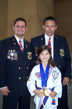 Olivia with Master Ken Church