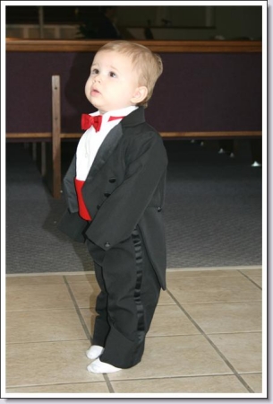 Our little ring bearer