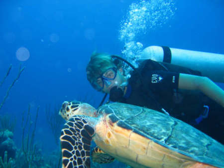 Hunter Higgins - Summer of 2006- Diving off Turks & Caicos