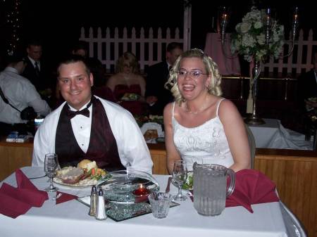 Breanne & James at the Sweetheart Table