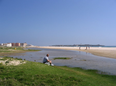 Me on the beach in Tarifa, Spain '06