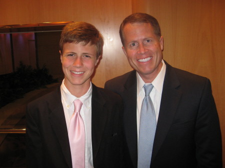 Hunter (13) and dad in St. Martin 2008