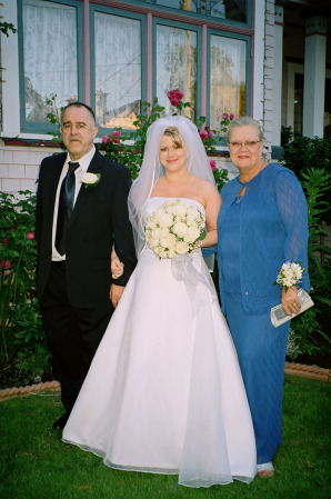 The Bride and her parents