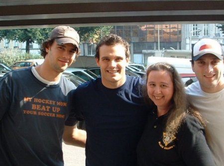 With my Hockey Pro Friends - Rouen, France 2005