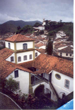 View from our hotel room in Ouro Preto, Brasil