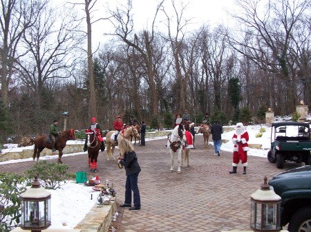 Christmas 2007 Caroling on Horseback!!!