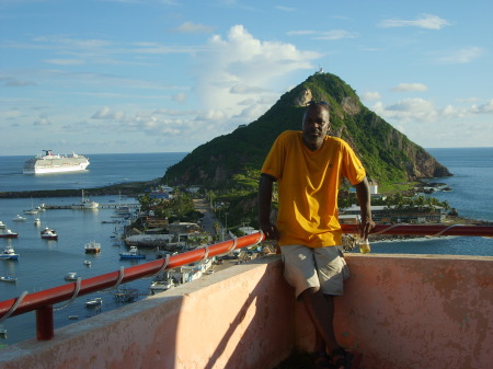 Enjoying the view and a Corona in Mazatlan, Mexico (Sept. 2006)