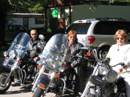 Four Classmates Ready to Ride