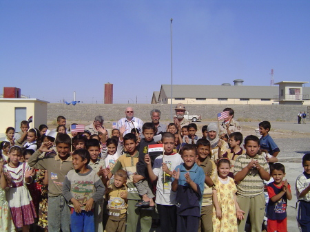 Donated a new school for the local village near Baiji Plant