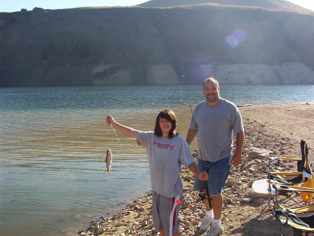 Fishin with my son in Idaho