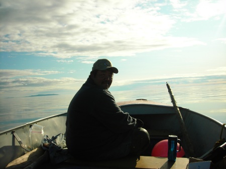 seal/oogruk hunting out at norton bay