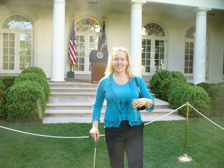 Laura at White House