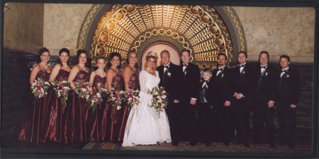 Our entire wedding party