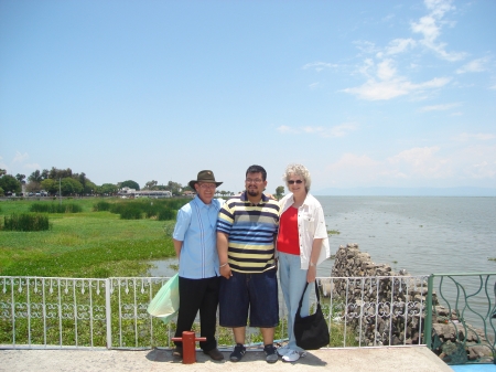 Me, our son-in-law, and my wife in Mexico 2007