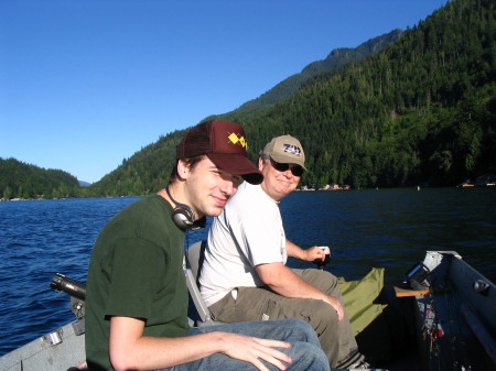 Fishing with John on Lake Sutherland  7-05