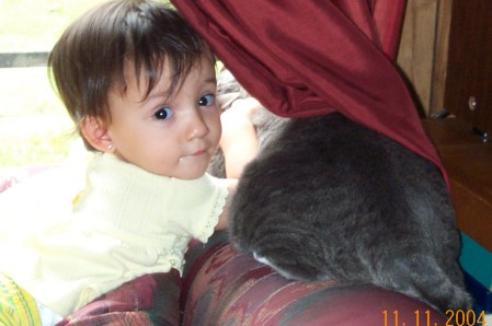 Daughter with Kitty