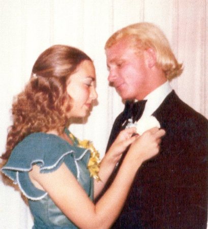 chris and dan senior prom 1974