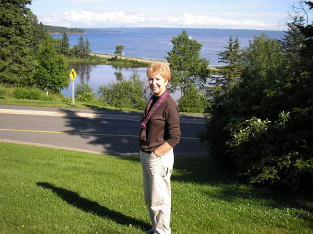 Susan at Baddeck, Nova Scotia 2007