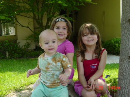 My 3 Sweethearts in May of 2006