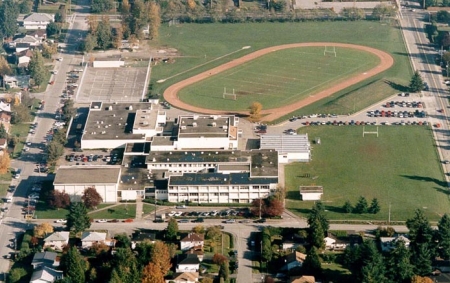 North Delta Senior Secondary Aerial View