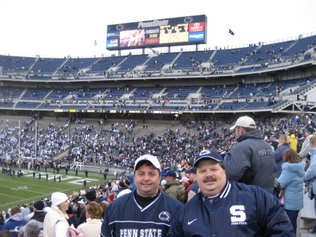 Me and Kent at PSU vs. MSU - November 2006