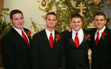 Micah Jake Matt & Paul ~ Joy & Matt's Wedding