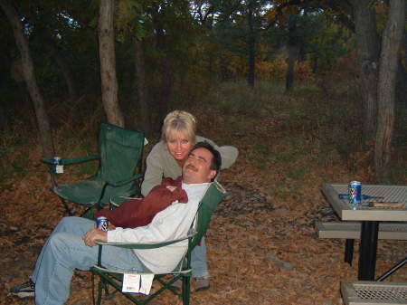 Lisa and Hubby Camping