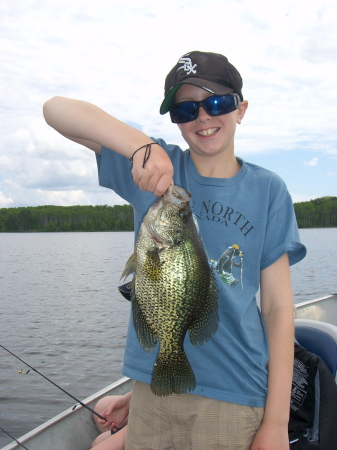 Tom and a huge crappie