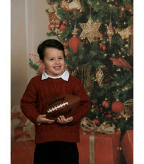 ajay xmas 08 with football