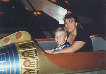 Nick and I at Disney