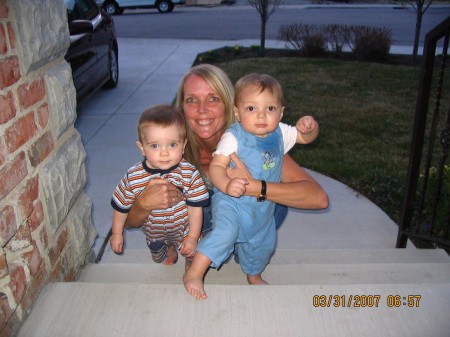 Me with my two grandsons - Bryton & Benjamin