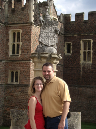 Amanda and I at Hampton Court Palace