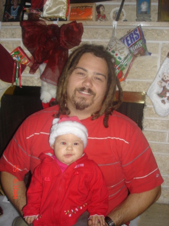 First Christmas with Uncle Zach and dreads
