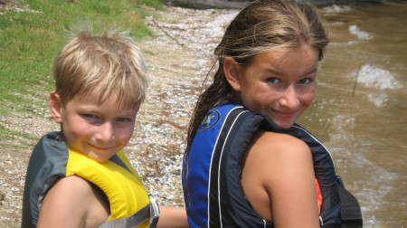 Mitch (8) and Gabby (10) Summer 2007