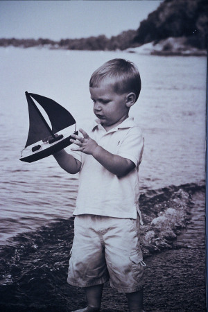 Ryan at Age 2 on Lake Erie