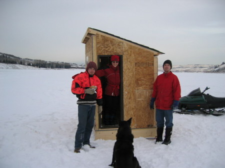 New Ice Fishing Hut