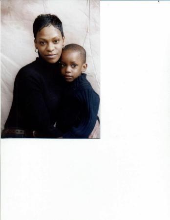 Damita and her son Tyler