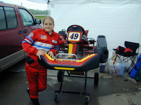 My daughter's first race car