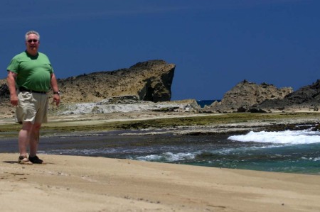 Walking the beach