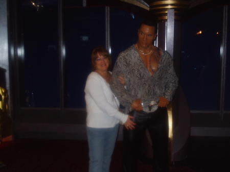 Me and The Rock at the Wax Museum in Vegas...