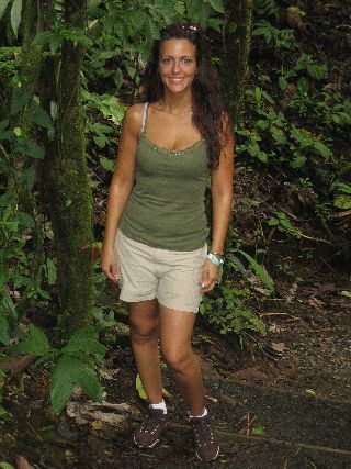 Hiking in the jungle in Costa Rica