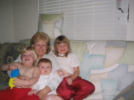 My wife with Grandkids