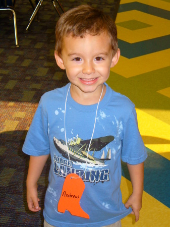 Andrew's 1st day of Preschool