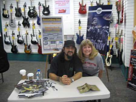 me and Mike Portnoy from Dreamtheater