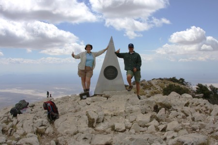 Guadalupe Peak, highest peak in Texas