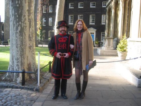 Me with a guard at the Tower of London