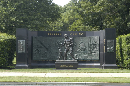 The Seabee Memorial at Arlington National Cemetary