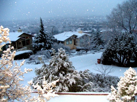 Snow in Sedona 2007