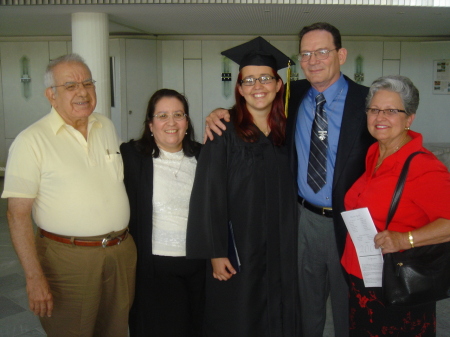 Graduation with Grand parents and Great-grandparents